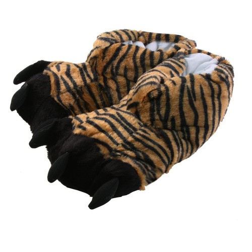 Tiger tatze tier - tier, hausschuhe